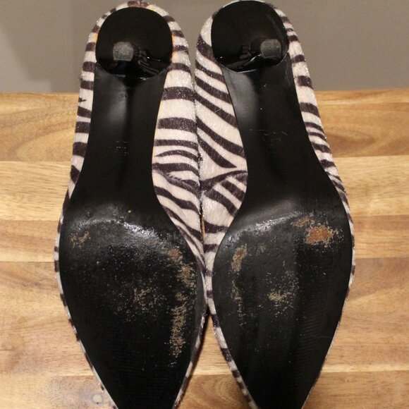 Nine & Co Zebra Print Heels - Sz 9 - Picture 5 of 5